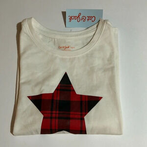 Girls, long sleeve white shirt size 6/7 NWT